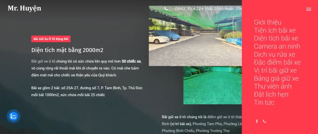 mẫu thiết kế trang web bán hàng