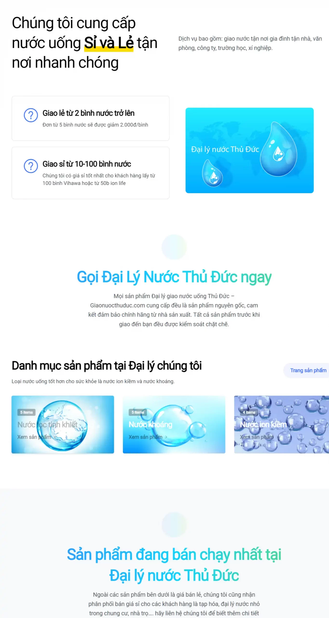 mẫu thiết kế trang web bán hàng