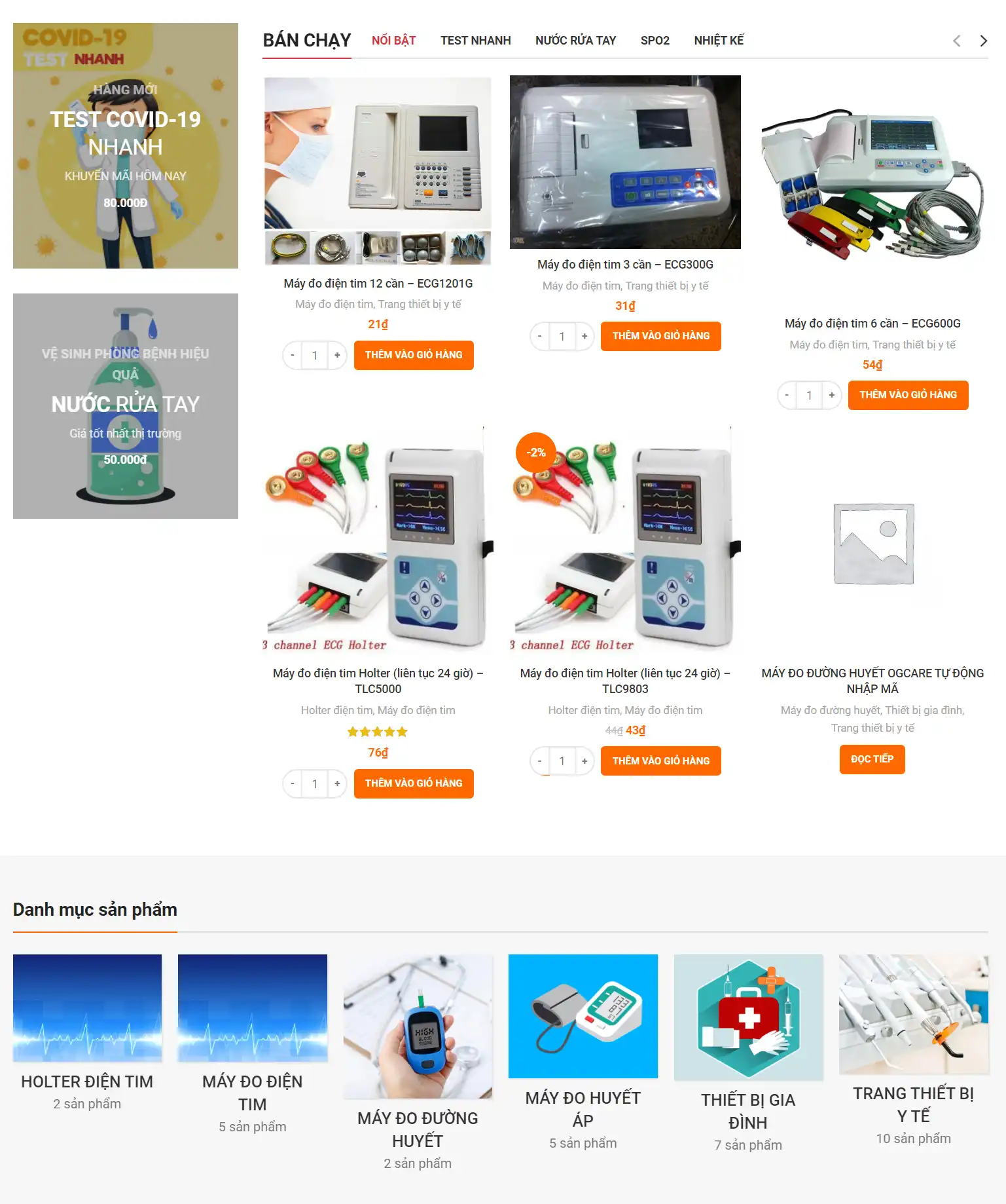 mẫu thiết kế web bán hàng giá rẻ chuẩn SEO