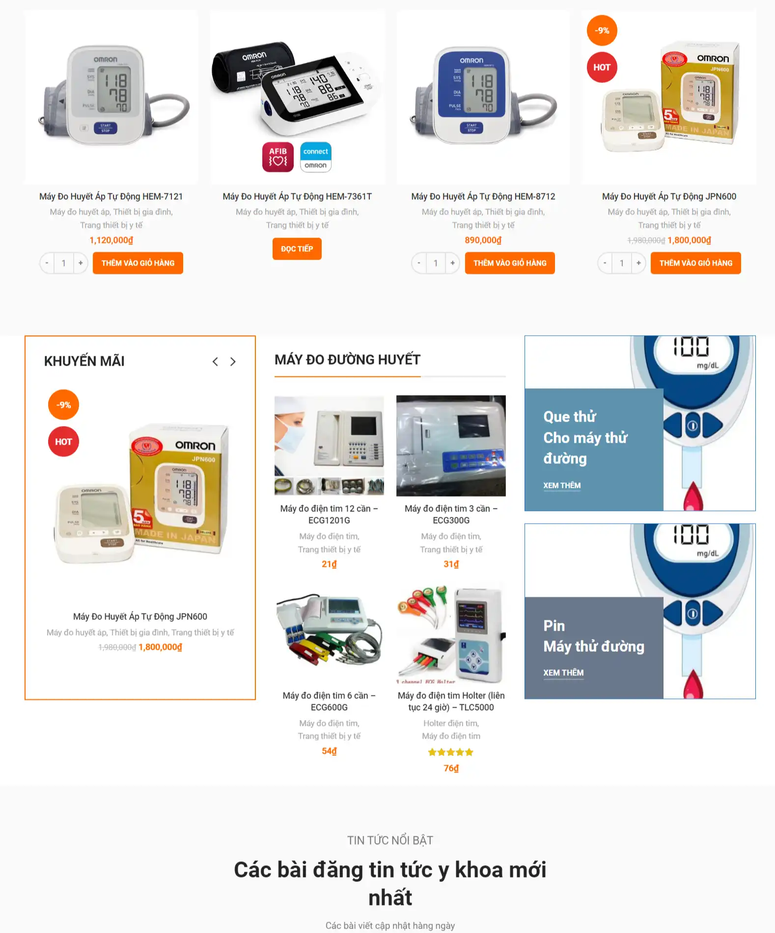 mẫu thiết kế web bán hàng giá rẻ chuẩn SEO