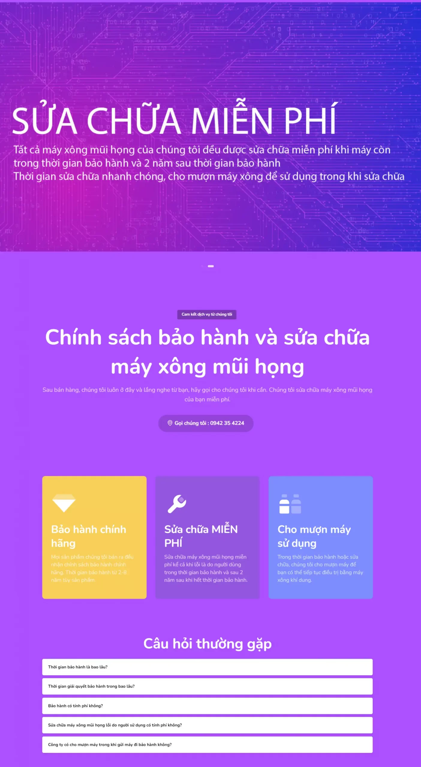 mẫu thiết kế web landing page chuẩn SEO