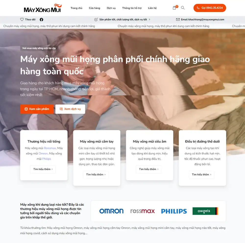 mẫu thiết kế web landing page chuẩn SEO