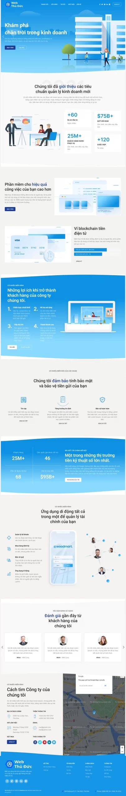mẫu thiết kế website miễn phí