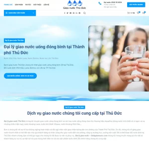 mẫu thiết kế trang web bán hàng