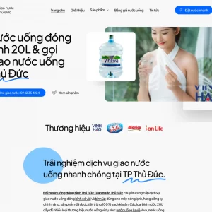 mẫu thiết kế trang web bán hàng