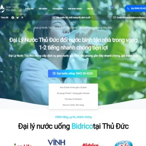 mẫu thiết kế trang web bán hàng