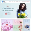 mẫu thiết kế website cửa hàng hoa tươi
