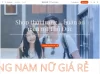 mẫu thiết kế website thời trang nam nữ