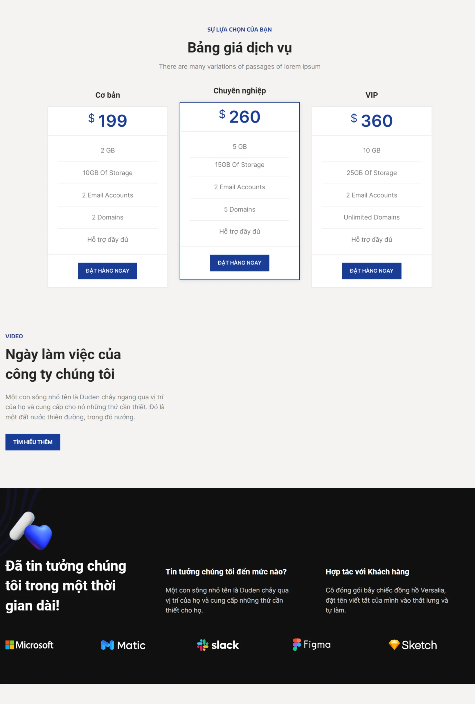 Trang web bán hàng miễn phí