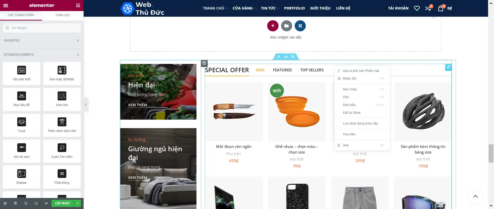 Trình xây dựng website miễn phí