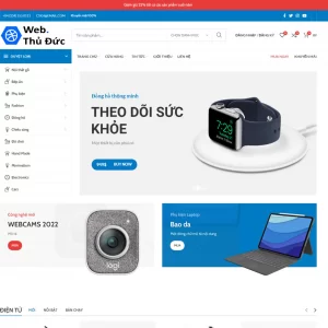 mẫu thiết kế website điện tử
